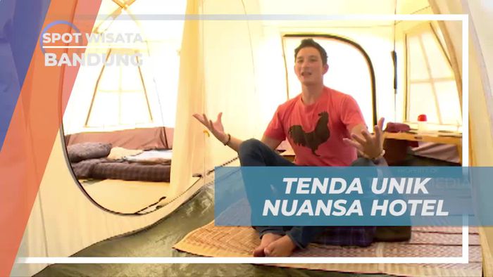 Menginap di Tenda Mewah di Dusun Bambu, Bandung