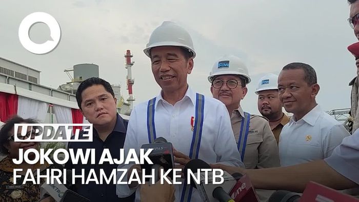 Kata Jokowi soal Ajak Fahri Hamzah saat Kunker di NTB