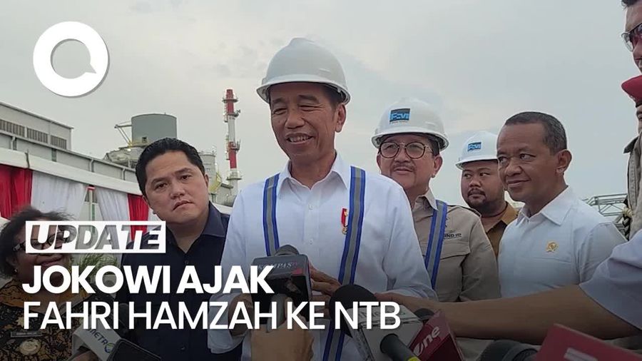 Kata Jokowi soal Ajak Fahri Hamzah saat Kunker di NTB