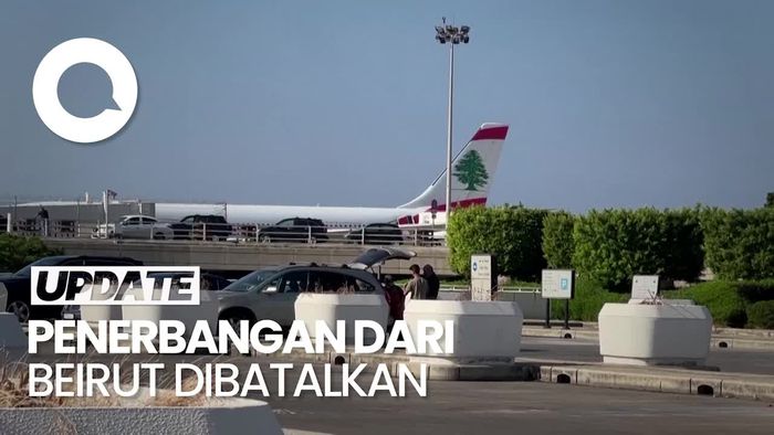 Video: Penampakan Bandara di Lebanon Lumpuh Imbas Perang Hizbullah Vs Israel