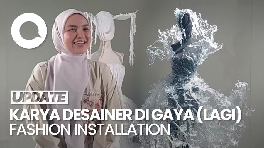 Video: Melihat Fashion Installation yang Manfaatkan Limbah Jadi Karya