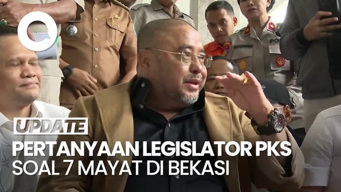 Video: Anggota DPR Tanya 7 Mayat di Kali Bekasi Ceburkan Diri atau Diceburkan