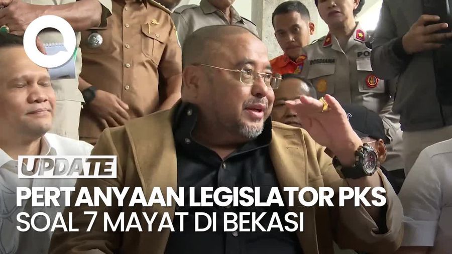 Video: Anggota DPR Tanya 7 Mayat di Kali Bekasi Ceburkan Diri atau Diceburkan