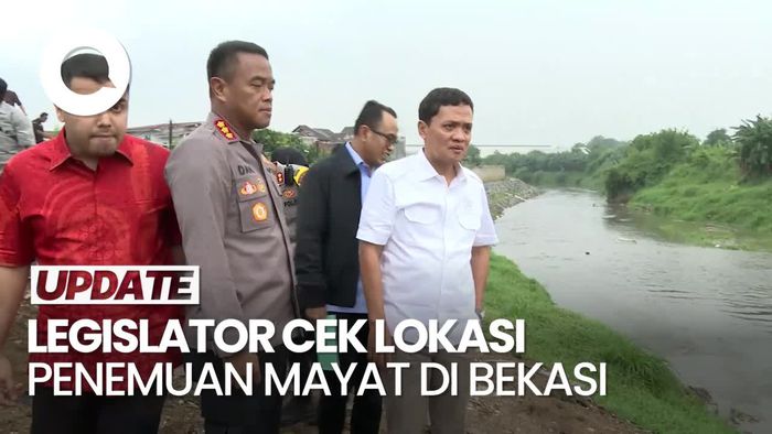 Video: Momen Komisi III DPR Cek TKP Penemuan 7 Mayat di Kali Bekasi