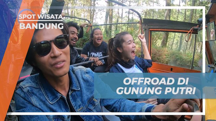Awali Hari, Menjajal Nyali dengan Offroad di Kawasan Gunung Putri, Bandung
