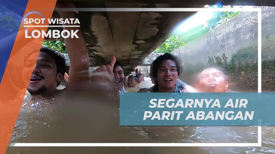 Segarkan Diri dengan Air Jernih Parit Abangan, Lombok