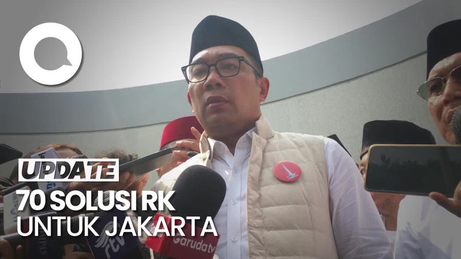 Video: RK Siapkan 70 Solusi karena Jakarta Banyak Masalah