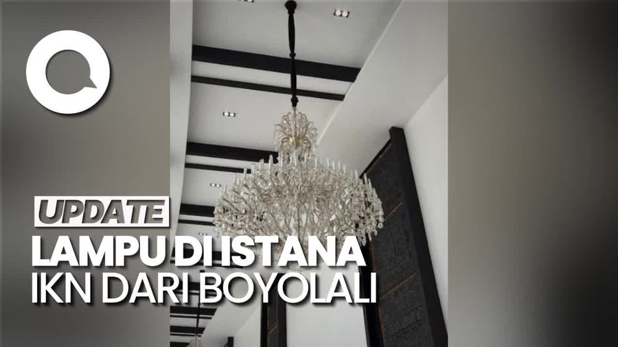 Video Jokowi Sebut Lampu di Istana IKN Bukan dari Italia, tapi Boyolali