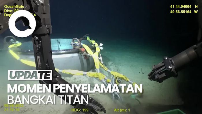 Video: Rekaman Penyelamatan Bangkai Kapal Selam Titan Dirilis