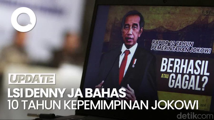 Video LSI Denny JA: 10 Tahun Jokowi Sukses di Ekonomi, Kurang di Demokrasi