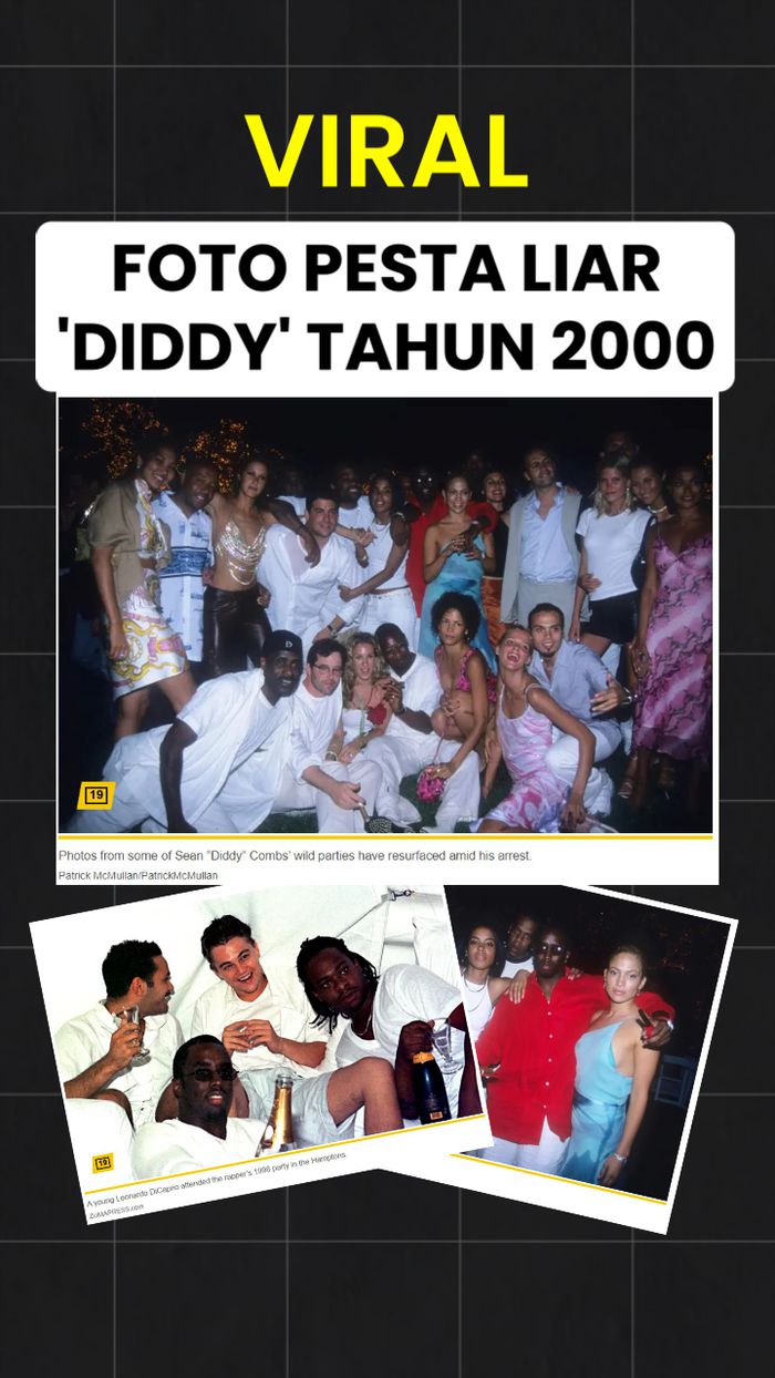 Video: Foto Pesta Liar Sean Diddy Viral, Ada Leonardo DiCaprio hingga J-Lo