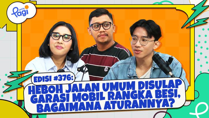 Heboh Jalan Umum Disulap Garasi Mobil Rangka Besi, Bagaimana Aturannya?