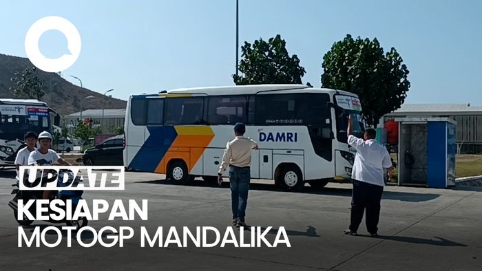 Video: Ratusan Bus Siap Angkut Penonton MotoGP Mandalika