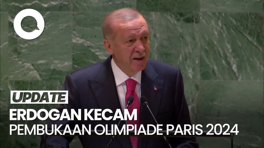 Video: Erdogan Sebut Pembukaan Olimpiade Paris 2024 Sebagai Aib