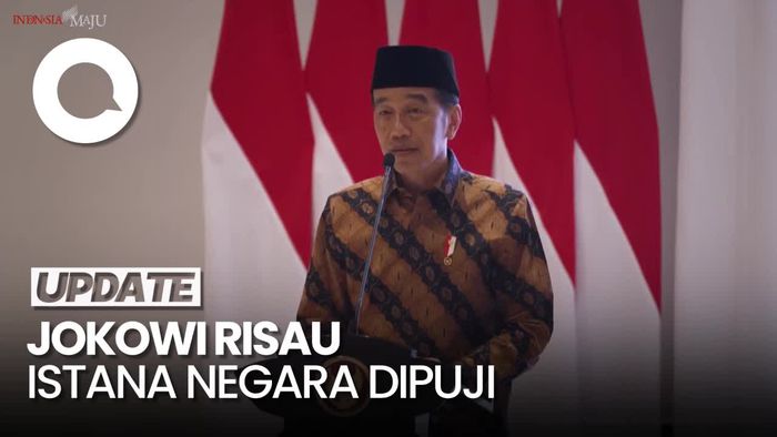 Video Kerisauan Jokowi Saat Istana Buatan Kolonial Dipuji Bagus
