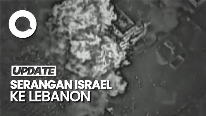 Video Detik-detik Rudal Israel Hantam Jiyeh Lebanon