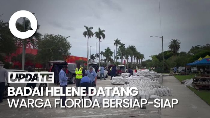 Video: Warga Florida Bersiap Hadapi Badai Helene