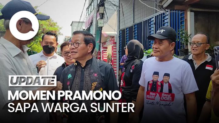 Video Momen Pramono Dimintai Amplop oleh Emak-emak di Sunter