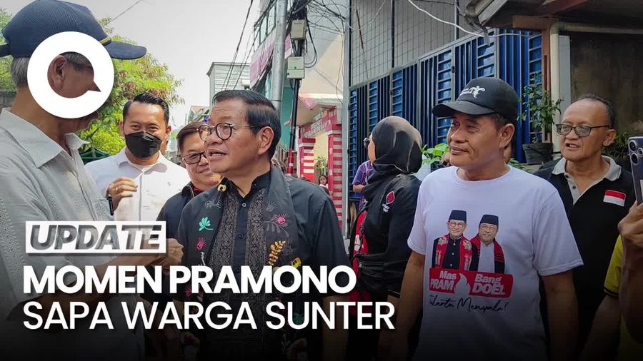 Video Momen Pramono Dimintai Amplop oleh Emak-emak di Sunter