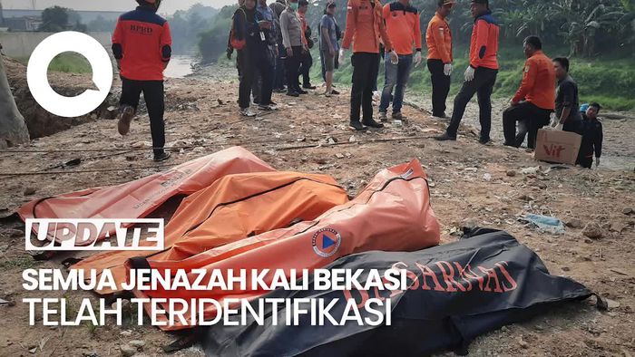 Video: 5 Jenazah yang Ditemukan Tewas di Kali Bekasi Teridentifikasi