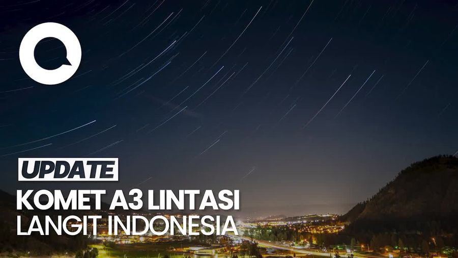 Video: Komet Langka Akan Lintasi Langit Indonesia Pekan Ini