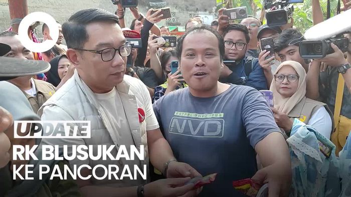Video RK Bagi-bagi Cokelat ke Warga Pancoran: Itu Bikin Kenyang