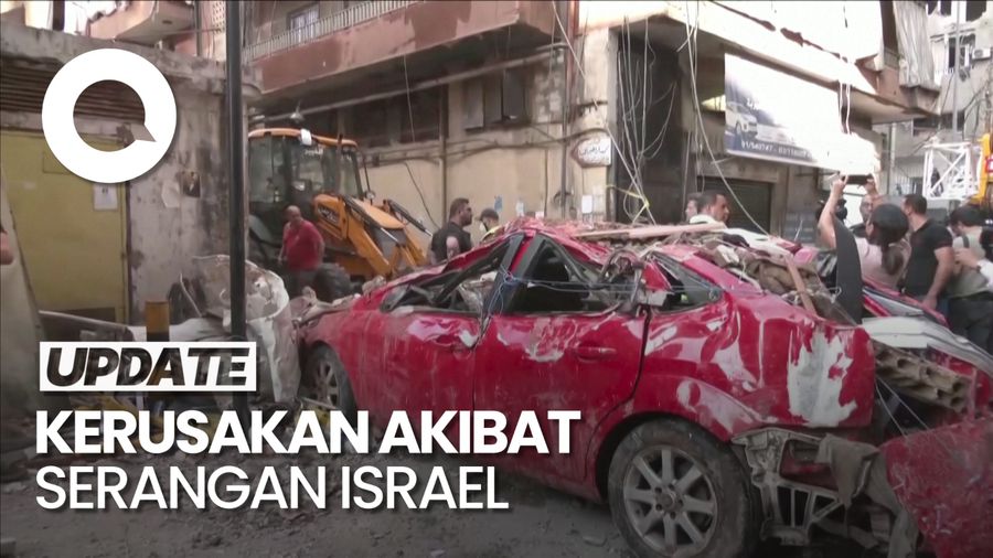 Video: Jejak Kehancuran Akibat Serangan Israel ke Lebanon