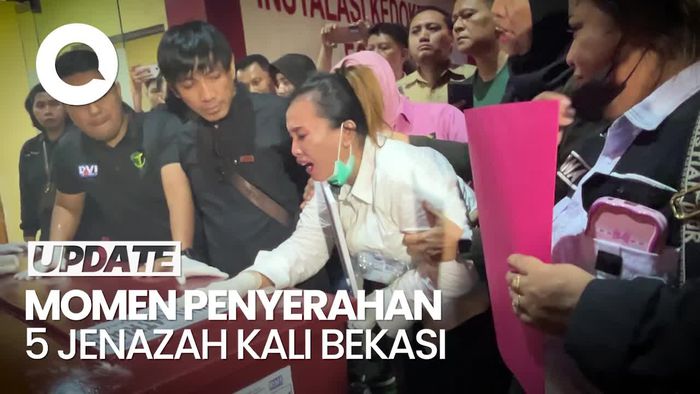 Video Tangis Histeris Keluarga saat 5 Jenazah Kali Bekasi Dipulangkan