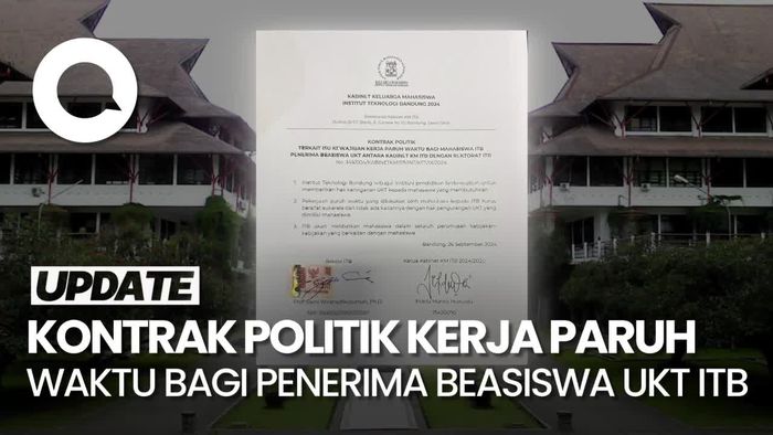  Video: Isi Kontrak Politik Rektor dan KM ITB soal Kerja Paruh Waktu Penerima Beasiswa UKT
