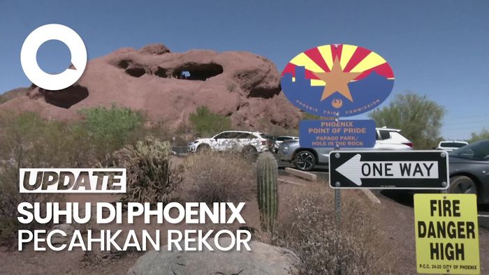 Video: Suhu di Phoenix Mulai Menurun Setelah Sebelumnya Pecahkan Rekor