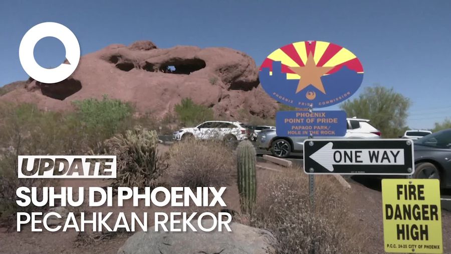  Video: Suhu di Phoenix Mulai Menurun Setelah Sebelumnya Pecahkan Rekor