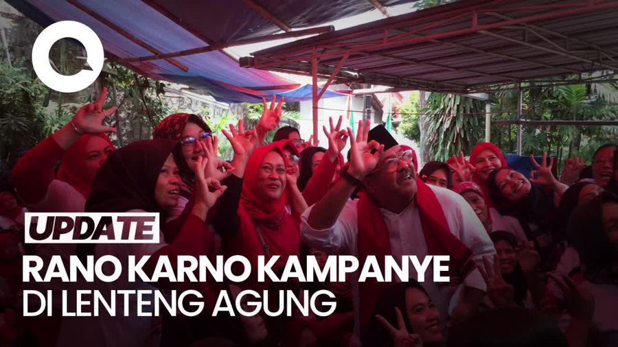 Video: Rano Karno Sapa Warga Lenteng Agung, Disambut dengan Palang Pintu