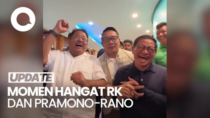 Video: Momen Rangkulan Ridwan Kamil dan Pramono Anung