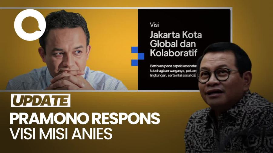 Video Pramono soal Visi Misi Anies: Esensinya Sama dengan Saya