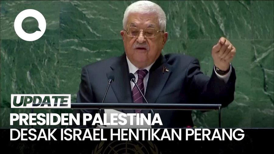 Video Presiden Palestina di Majelis PBB: Hentikan Genosida di Gaza!