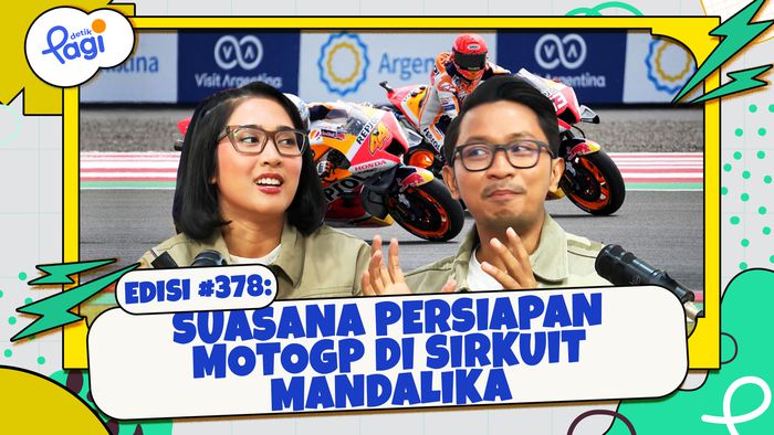 Suasana Persiapan MotoGP di Sirkuit Mandalika