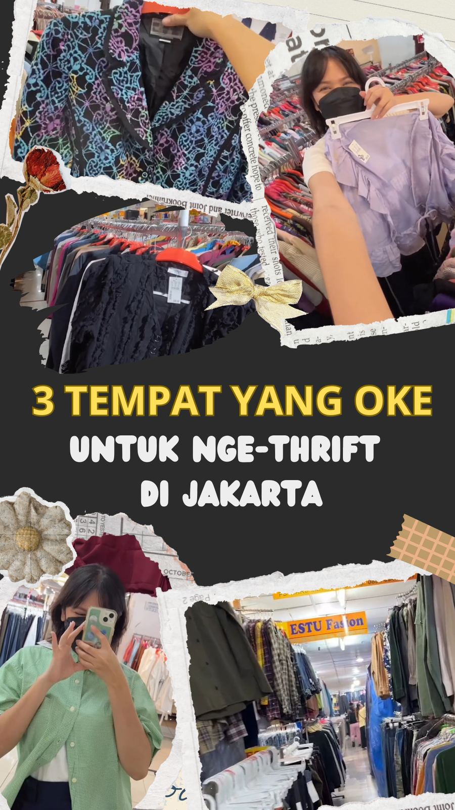 Video: 3 Rekomendasi Tempat Nge-thrift di Jakarta