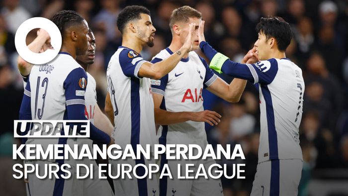 Video: Europa League, Tottenham Bungkam Qarabag 3-0 dengan 10 Pemain