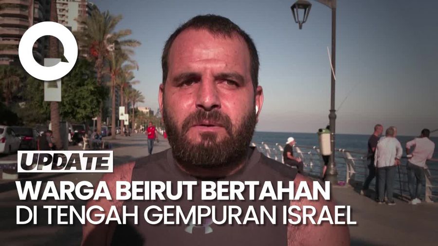 Video: Warga Lebanon di Beirut Pilih Bertahan Walau Digempur Israel