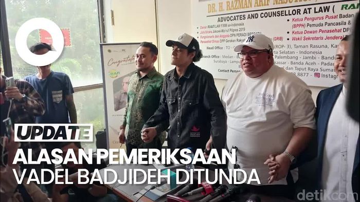 Video: Alasan Pemeriksaan Vadel Badjideh Ditunda karena Sakit
