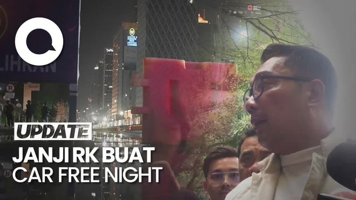 Video: RK Mau Buat Car Free Night Jakarta, Ajak Pemuda Kampung Jadi Panitia