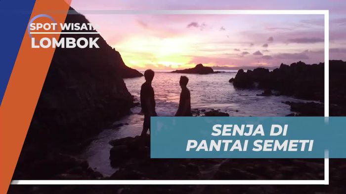 Menikmati Senja Terindah di Pantai Semeti, Lombok