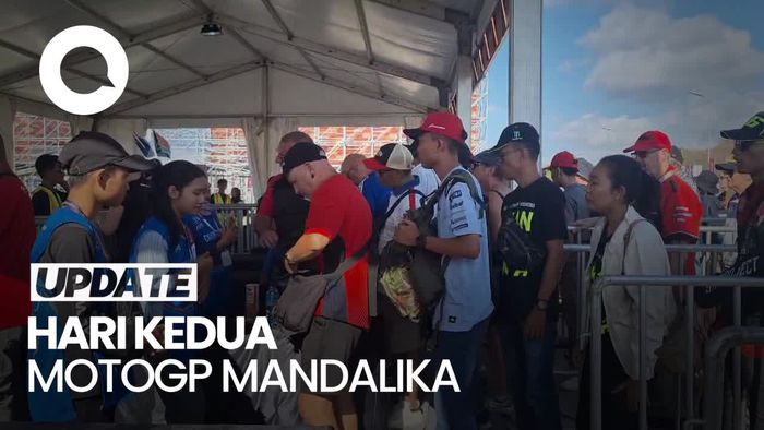 Video Suasana di Hari kedua MotoGP Mandalika 2024