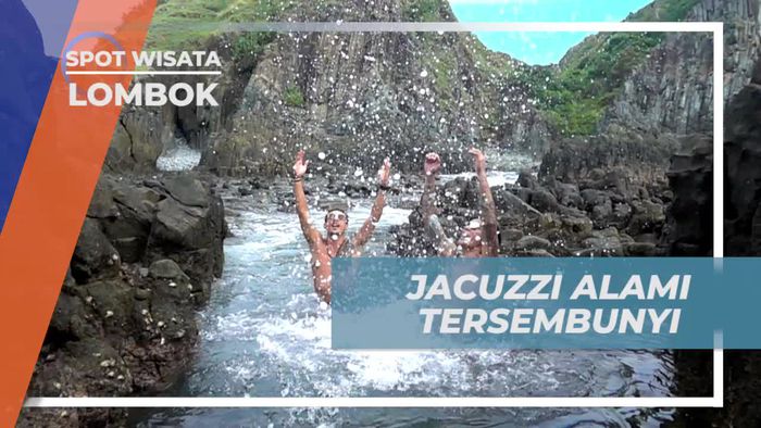 Merasakan Kedamaian di Jacuzzi Alami Tersembunyi di Pantai Semeti, Lombok