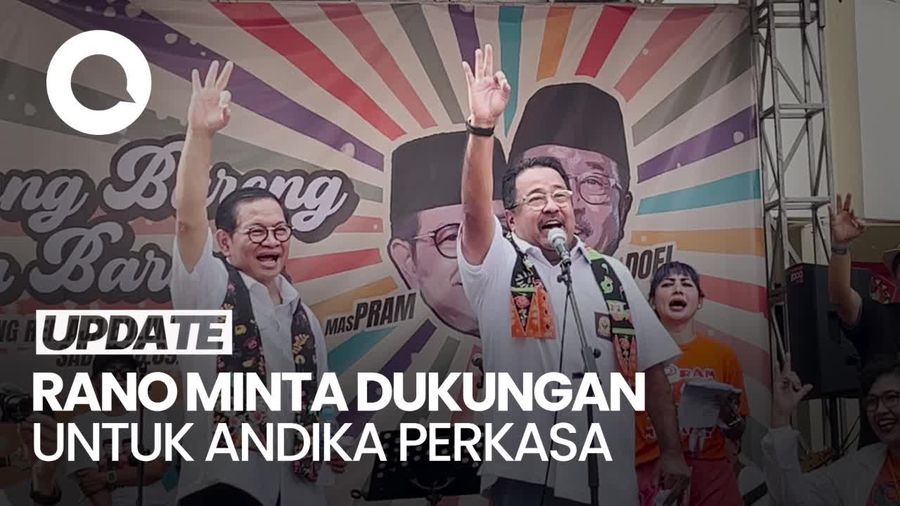 Video: Rano Karno Minta Dukungan Buat Andika Perkasa di Jateng
