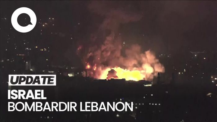 Video: Penampakan Ledakan di Beirut Lebanon saat Dibombardir Israel