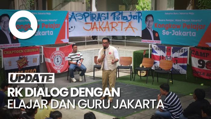 Video: Diskusi dengan Ridwan Kamil, Pelajar Minta Diskon Nonton Persija