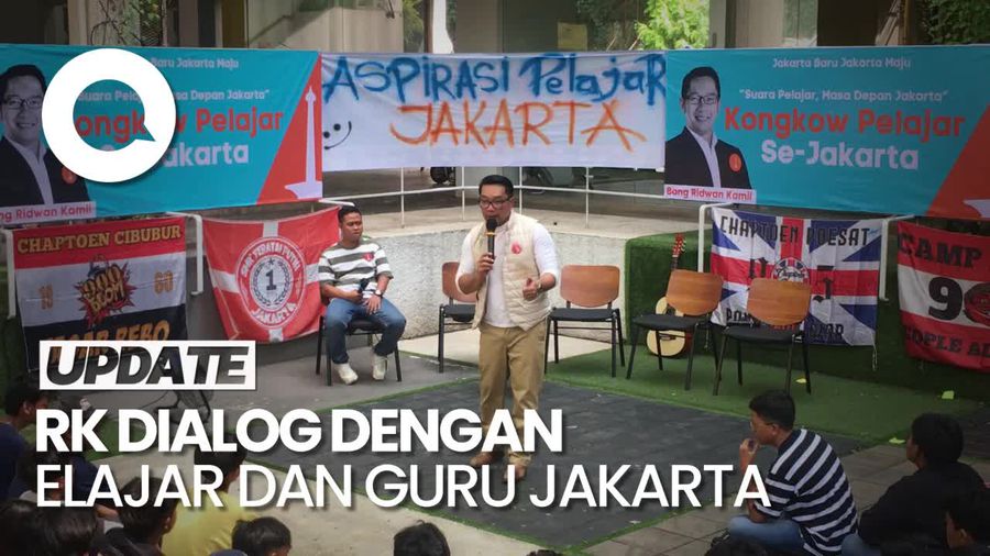 Video: Diskusi dengan Ridwan Kamil, Pelajar Minta Diskon Nonton Persija