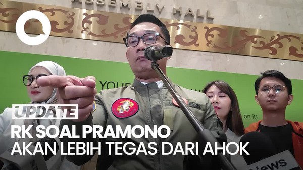 Video RK soal Pramono Mau Lebih Tegas dari Ahok: Saya Kalem Bisa, Galak Bisa