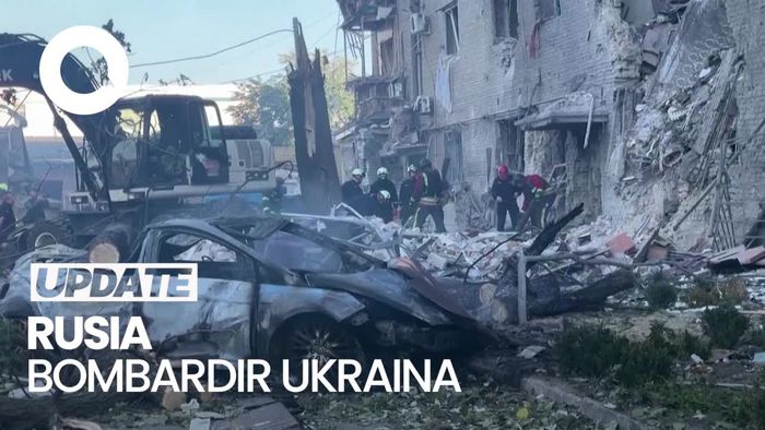 Video Penampakan Kehancuran Zaporizhzhia Seusai Diserang Rusia